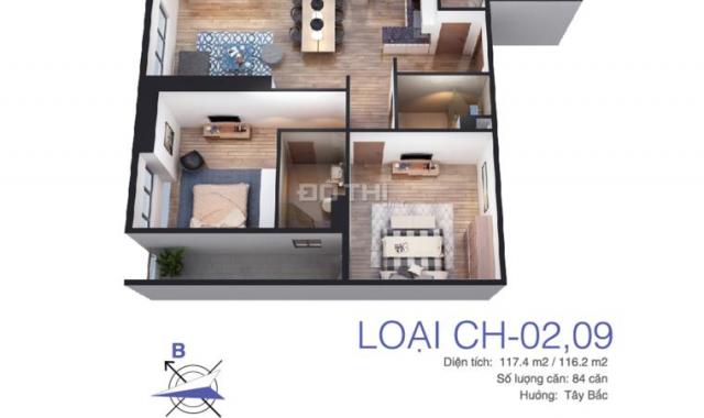 Bán gấp căn số 09, FLC Twin Towers, 265 Cầu Giấy, 116.1m2, 34 tr/m2. LH 0912262101