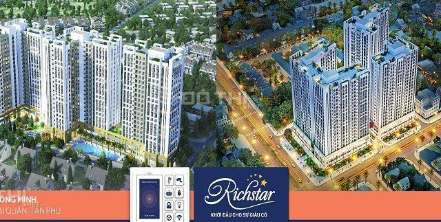 Cho thuê căn hộ RichStar, Tân Phú, diện tích 65m2, giá 9 triệu/th. View ngắm hoàng hôn, 0932600996