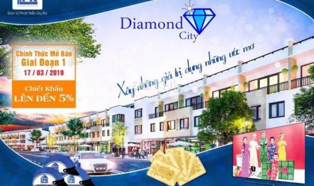 Dự án Diamond City liền kề TTTM Center Mall Củ Chi 620tr/nền. LH 0931154979