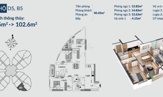 Chỉ từ 450 tr sở hữu CH 3PN tại Sky View Plaza - 360 Giải Phóng - Miễn gốc, miễn lãi trong 1 năm