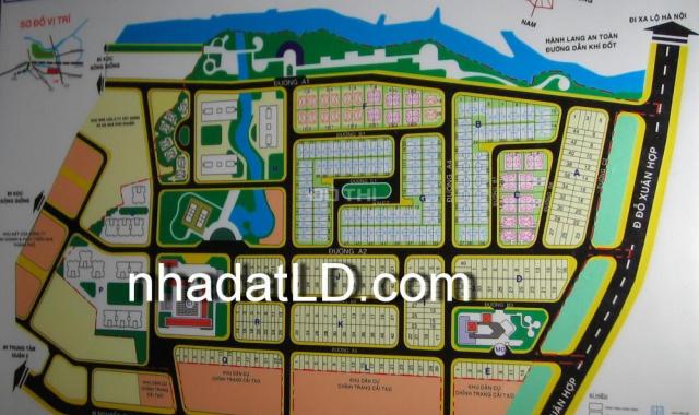 Cần bán đất nền (6x18m) dự án Đông Thủ Thiêm, P. Bình Trưng Đông, Quận 2. Giá 56,5 tr/m2