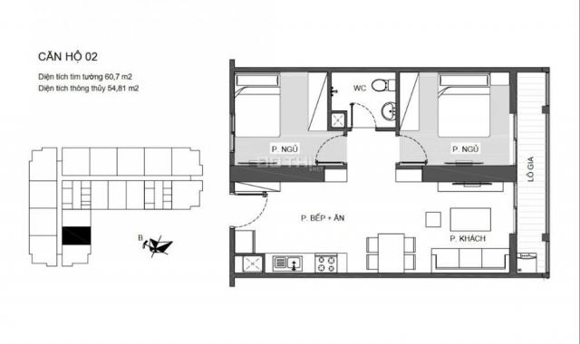 Bán căn hộ chung cư tại phố Trần Bình, Nam Từ Liêm, Hà Nội, diện tích 54m2, giá 26 tr/m2