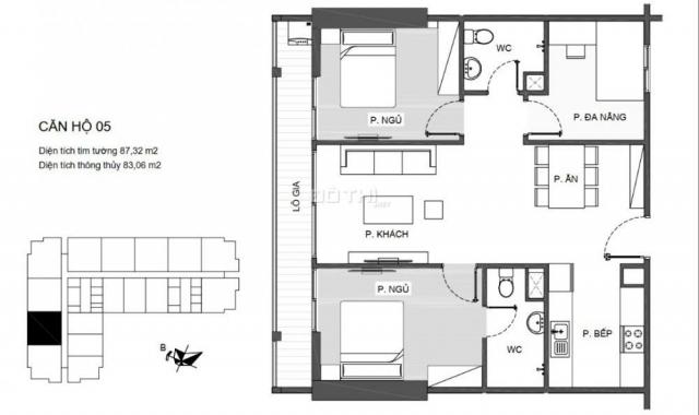 Bán căn hộ chung cư tại phố Trần Bình, Nam Từ Liêm, Hà Nội, diện tích 54m2, giá 26 tr/m2