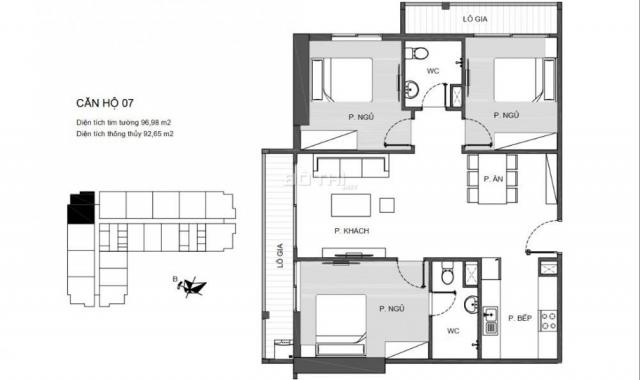 Bán căn hộ chung cư tại phố Trần Bình, Nam Từ Liêm, Hà Nội, diện tích 54m2, giá 26 tr/m2