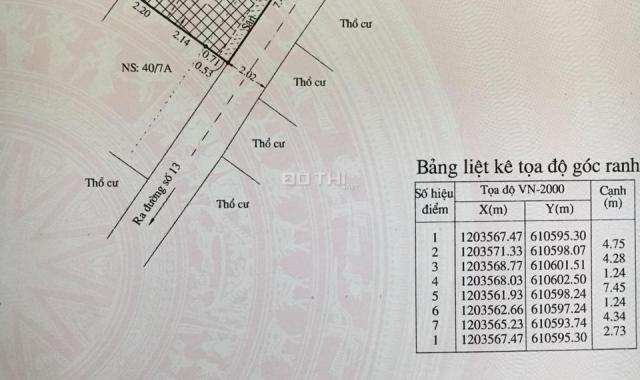 Bán nhà riêng tại đường 13, Phường Linh Trung, Thủ Đức, Hồ Chí Minh, diện tích 41m2, giá 2 tỷ