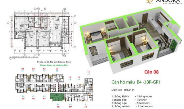 Chung cư cao cấp Pandora Thanh Xuân chỉ 27 tr/m2 Chính sách cực tốt CK đến 5% - Bốc thăm SH 86 tr