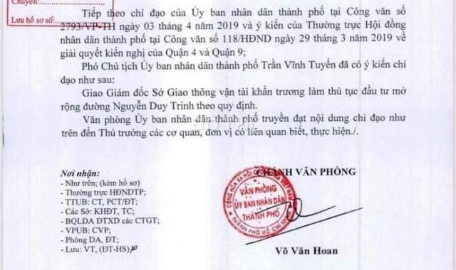 Bán đất nền ngay trung tâm Quận 9 giá CĐT, mặt tiền Trường Lưu, hạ tầng HT, thổ cư 100%