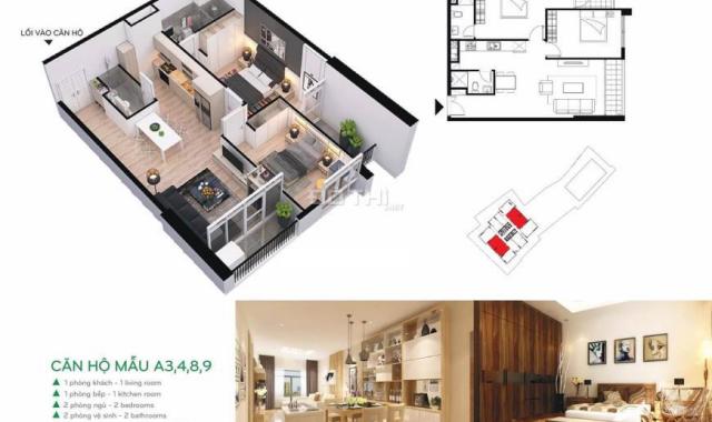 Chính chủ bán CC cao cấp Cầu Giấy Center Point, 75m2, T6/2019 bàn giao