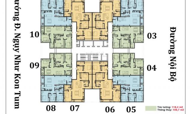 Bán căn hộ chung cư tại dự án chung cư The Legacy, Thanh Xuân, Hà Nội. DT 110m2, giá 40 tr/m2