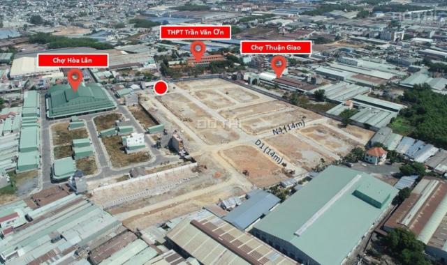 Bán đất nền dự án tại dự án Lộc Phát Residence, Thuận An, Bình Dương, diện tích 69m2, giá 2 tỷ