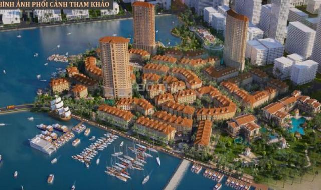 Bán liền kề, shophouse Harbor Bay trung tâm bãi cháy Hạ Long, 3 mặt giáp biển và hồ. LH 0975452555