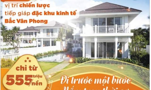 Nhanh tay sở hữu đất nền sổ đỏ duy nhất tại khu KT Vân Phong, chỉ từ 555 triệu/nền, 0906.094.196