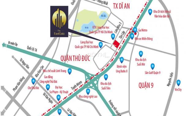 Căn hộ cao cấp Metro Suối Tiên, đối diện BXMĐ mới, chỉ 800 tr/căn, VCB HT 70%. 0938505859