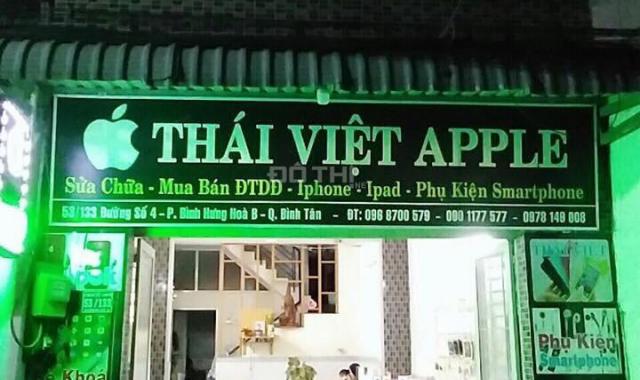 Bán nhà 1 trệt, 1 lầu đúc, MT đường số 4, Q. Bình Tân, tiện KD, giá tốt