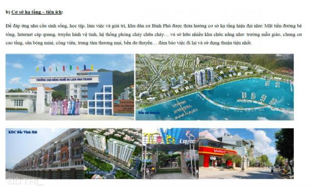 Mở bán 6 lô đất gần biển thuộc khu dân cư Bình Phú, Nha Trang, sổ hồng 2019