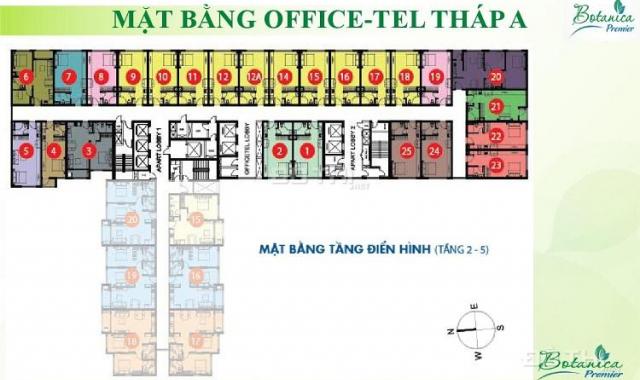 Bán căn hộ CC tại dự án Botanica Premier, Tân Bình, Hồ Chí Minh diện tích 62m2, giá 2.8 tỷ