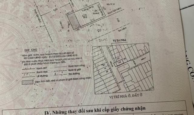 Chính chủ bán nhà góc HXH đường Hùng Vương, Phường 1, Quận 10, DT 36.6m2, giá 6.8 tỷ