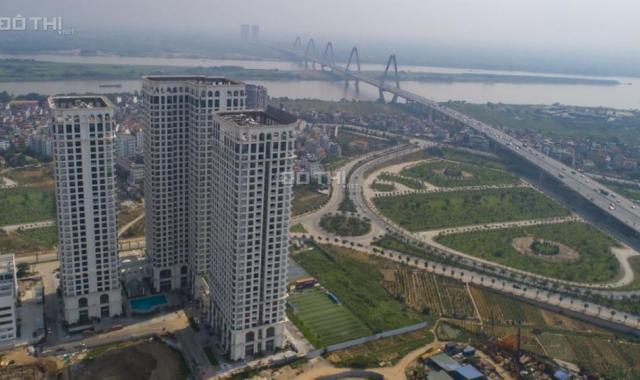 Bán căn 82m2 - 2PN ban công hướng Bắc view cầu Nhật Tân - Sông Hồng, chỉ 2.873 tỷ, bao VAT và KPBT