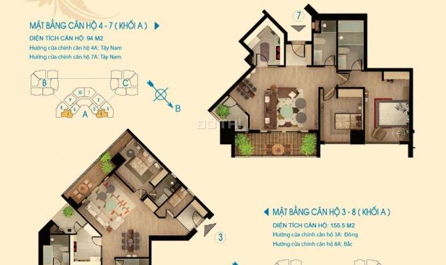 Chính chủ cần bán căn CC N04 Hoàng Đạo Thúy, tòa A, DT: 93,8m2, giá rẻ. LH: 0983 262 899