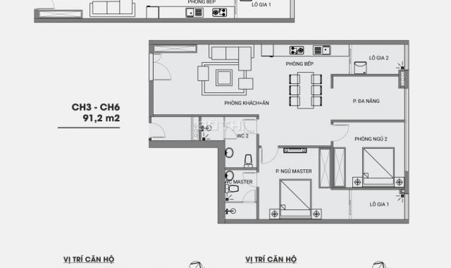 Sở hữu căn hộ 93.2 m2, hành lang 29m, trần cao 3.1m tại Stellar Garden chỉ với 2.25 tỷ