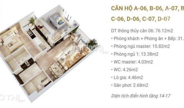 Suất ngoại giao căn 86m2, 2PN Imperia Sky View, full nội thất CC, T6 nhận nhà. LH: 0333 657 919