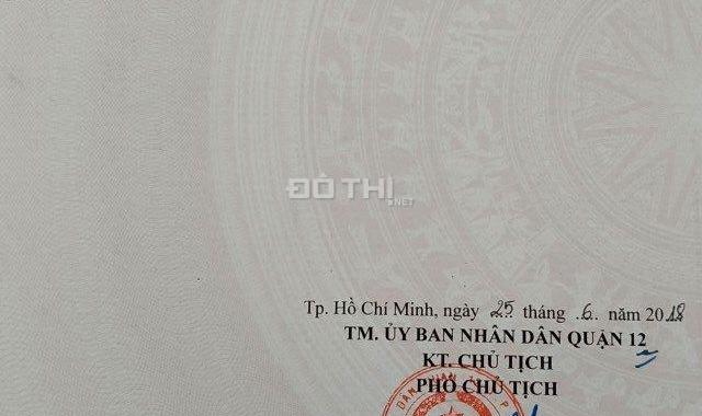 Bán đất Tô Ngọc Vân 53m2, P. Thạnh Xuân, Q12, giá 2,3 tỷ