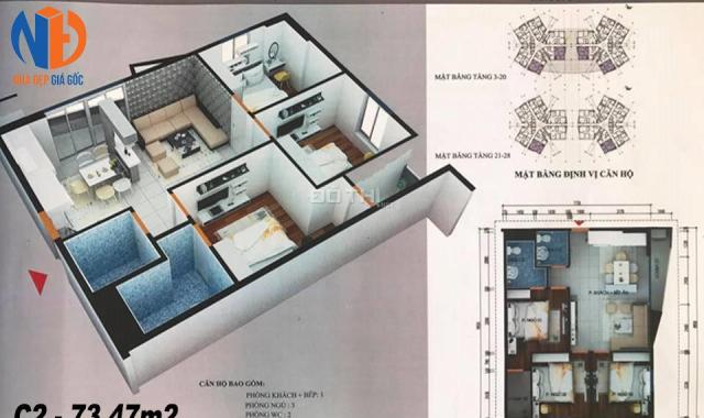 Chính chủ cần bán căn hộ 3 phòng ngủ dự án chung cư Bộ tư lệnh Thủ đô – Yên Nghĩa, Hà Đông