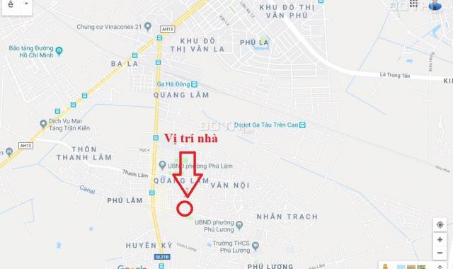 Bán đất Phú Lãm, Hà Đông 35m2, ngõ thông 3m, ô tô đỗ cửa, có thể Kinh doanh nhỏ