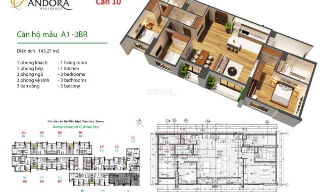 Cơ hội nhận SH + CK đến 5% khi mua căn hộ Pandora Thanh Xuân, giá chỉ từ 27 tr/m2
