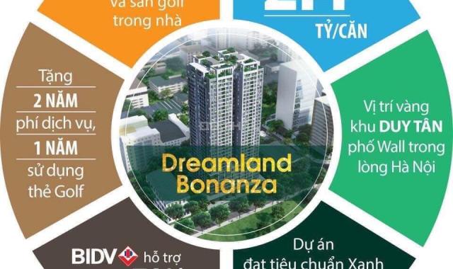 Bán căn hộ Dreamland Bonanza 23 Duy Tân, Cầu Giấy, giá gốc CĐT. LH: 0989 253 892