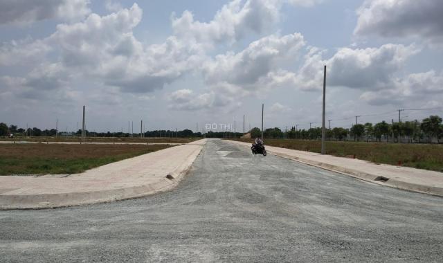 Bán đất khu tái định cư Tân Túc, Bình Chánh, Nguyễn Hữu Trí, 750 triệu/nền, sổ hồng