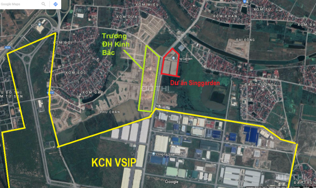 Bán đất nền KCN Vsip, Từ Sơn, Bắc Ninh, giá sốc 13tr/m2, LH: 0941255234