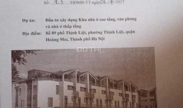 Chính chủ cần bán nhà tại 89 Thịnh Liệt, Hoàng Mai, Hà Nội