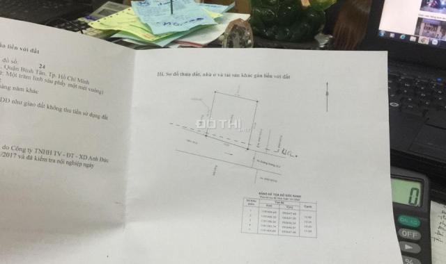 Bán đất thổ cư 100m2, sổ đỏ chính chủ, HXH đường Hương lộ 2, Bình Tân