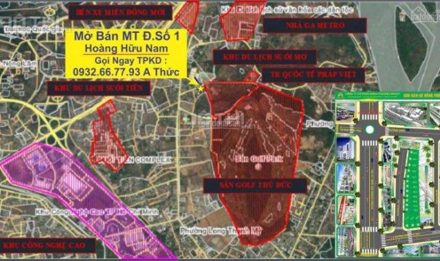Bán đất Hoàng Hữu Nam ngay trung tâm quận 9, giá 2 tỷ 030