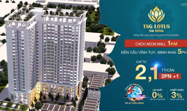 Lễ ra mắt dự án xanh, chung cư TSG Lotus Sài Đồng, Long Biên, CK 3%. Giá 23.5tr/m2 (T6/2019)