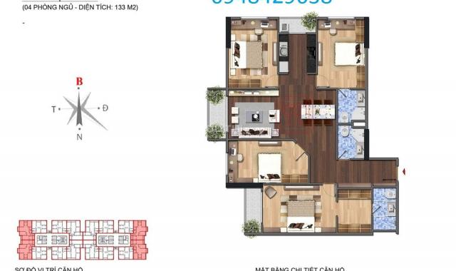 Bán căn hộ 133m2 - 227m2 tòa N01-T1 chung cư Lạc Hồng Lotus 2 khu Ngoại Giao Đoàn