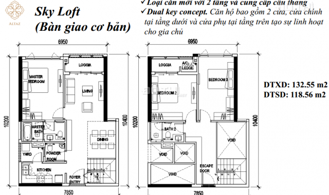 Duplex 3 phòng ngủ, giá tốt nhất thị trường Feliz En Vista