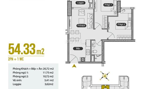 Bán căn hộ Anland 2, đường Tố Hữu, dt 64m2, giá 1.5 tỷ, Tel 0934 455 719