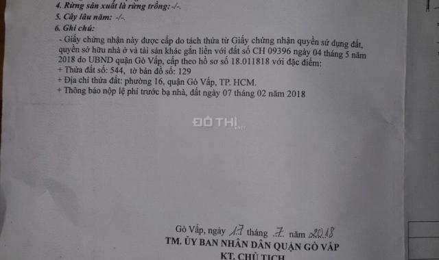 Nhà 4.2x15m, đúc thật 1 lầu mới Phạm Văn Chiêu, P. 14, Gò Vấp