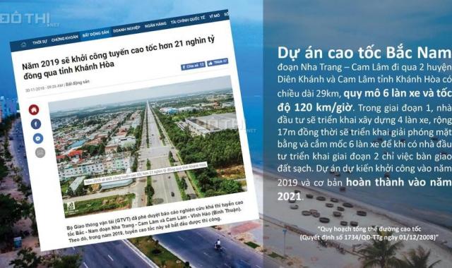 20 tr booking ngay đất sổ đỏ KDC Mango City Cam Lâm, cơ hội đầu tư GĐ1, giá rẻ từ 998 tr/100m2