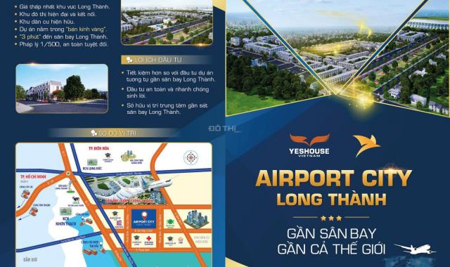 Giá cực hot, chỉ từ 7,9 triệu/m2 sở hữu ngay đất nền sân bay Long Thành, mặt tiền đường 32m