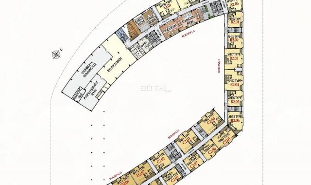 Căn hộ 2 PN Phú Mỹ Hưng Midtown - The Peak. View sông & công viên Hoa Anh Đào, LH: 0938448427