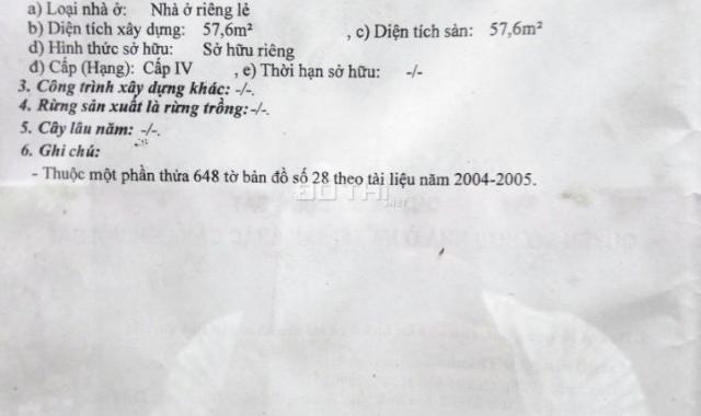 Nhà hẻm cụt giá rẻ: DT 60m2 Phan Văn Hớn, P. Tân Thới Nhất, Quận 12, giá 3,15 tỷ