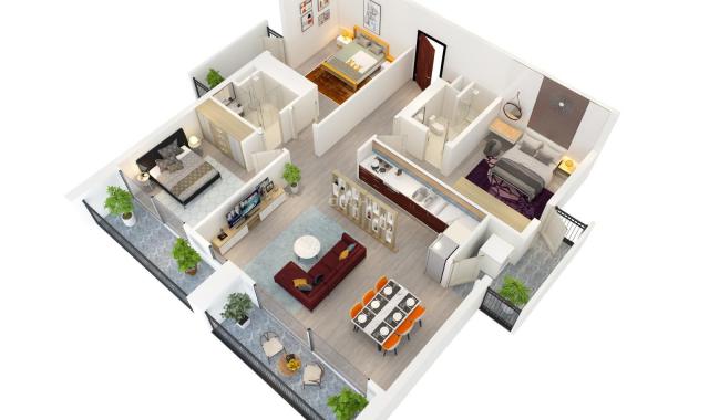 Bán căn hộ duy nhất tại One 18 giá 32 tr/m2, diện tích 90,9m2, hướng ban công Tây Bắc