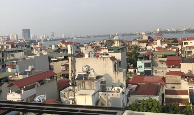 Bán nhà mặt ngõ thông Hồ Tây, 80m2 x 8T, ô tô tránh nhau, view Hồ Tây, 14.65 tỷ