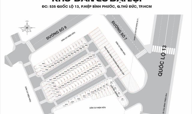 Đất nền MT Quốc Lộ 13 gần Bình Triệu, giá từ 4,5 tỷ