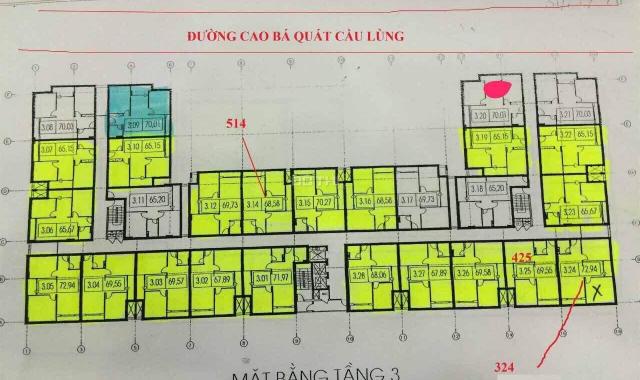 Bán căn hộ CT3 Phước Hải, Nha Trang, diện tích 69.7m2, giá 1.8 tỷ (Đã có sổ Hồng)