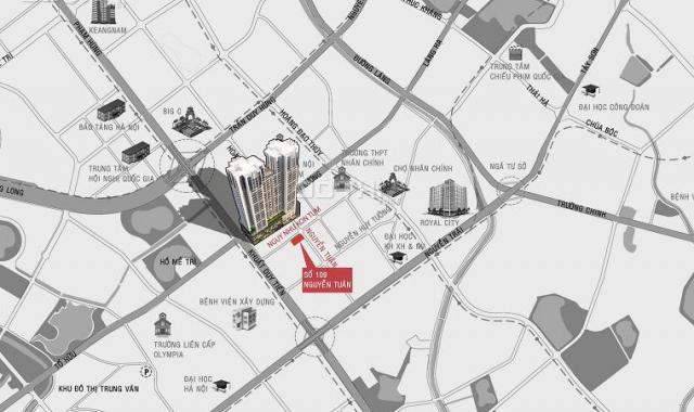 Cho thuê căn hộ chung cư tại dự án Legend Tower 109 Nguyễn Tuân, Thanh Xuân, Hà Nội, diện tích 80m2