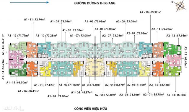 Bán căn hộ chung cư tại Depot Metro Tham Lương, Quận 12, Hồ Chí Minh, DT 87m2, giá 2.35 tỷ